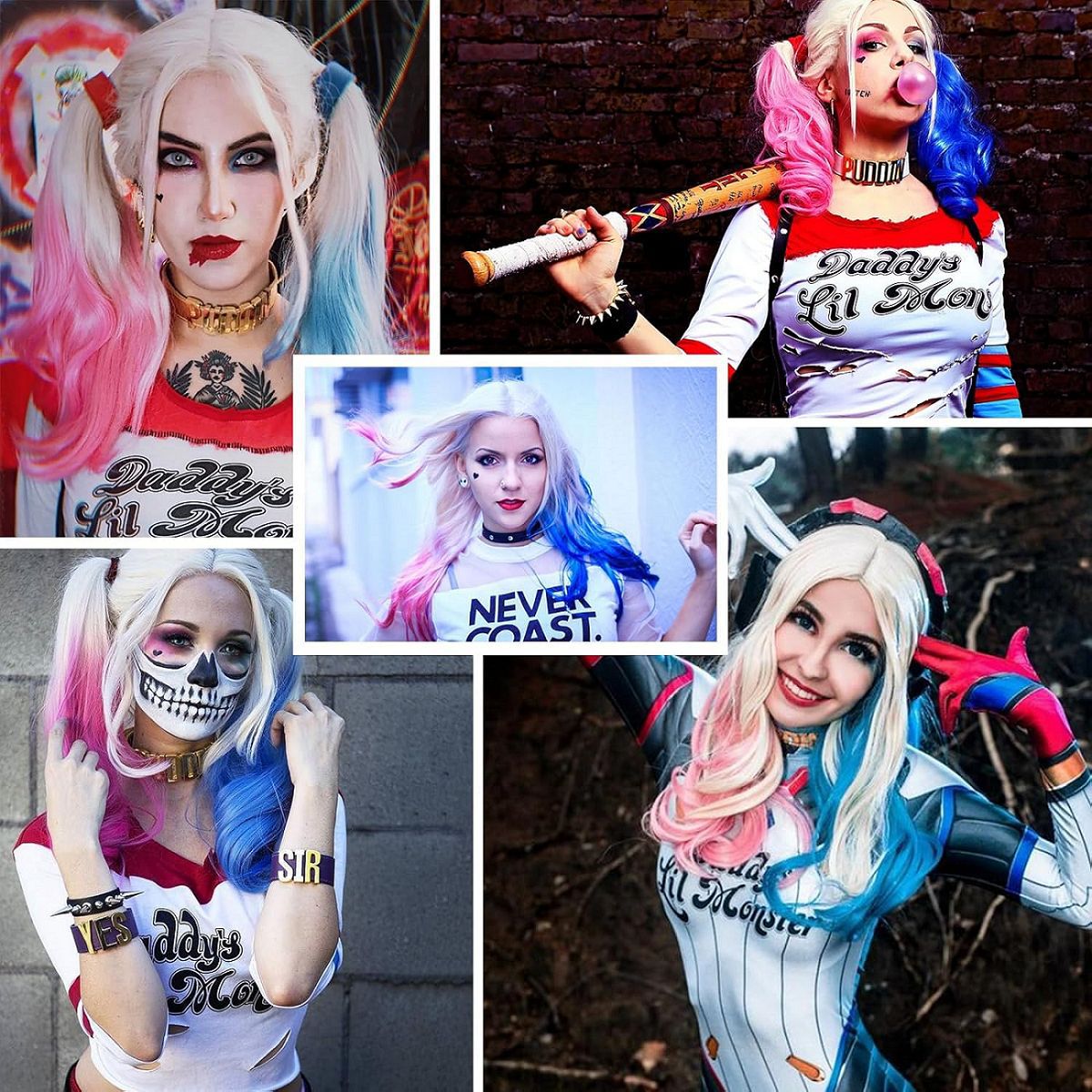Harley Quinn Signature Gradient Wig